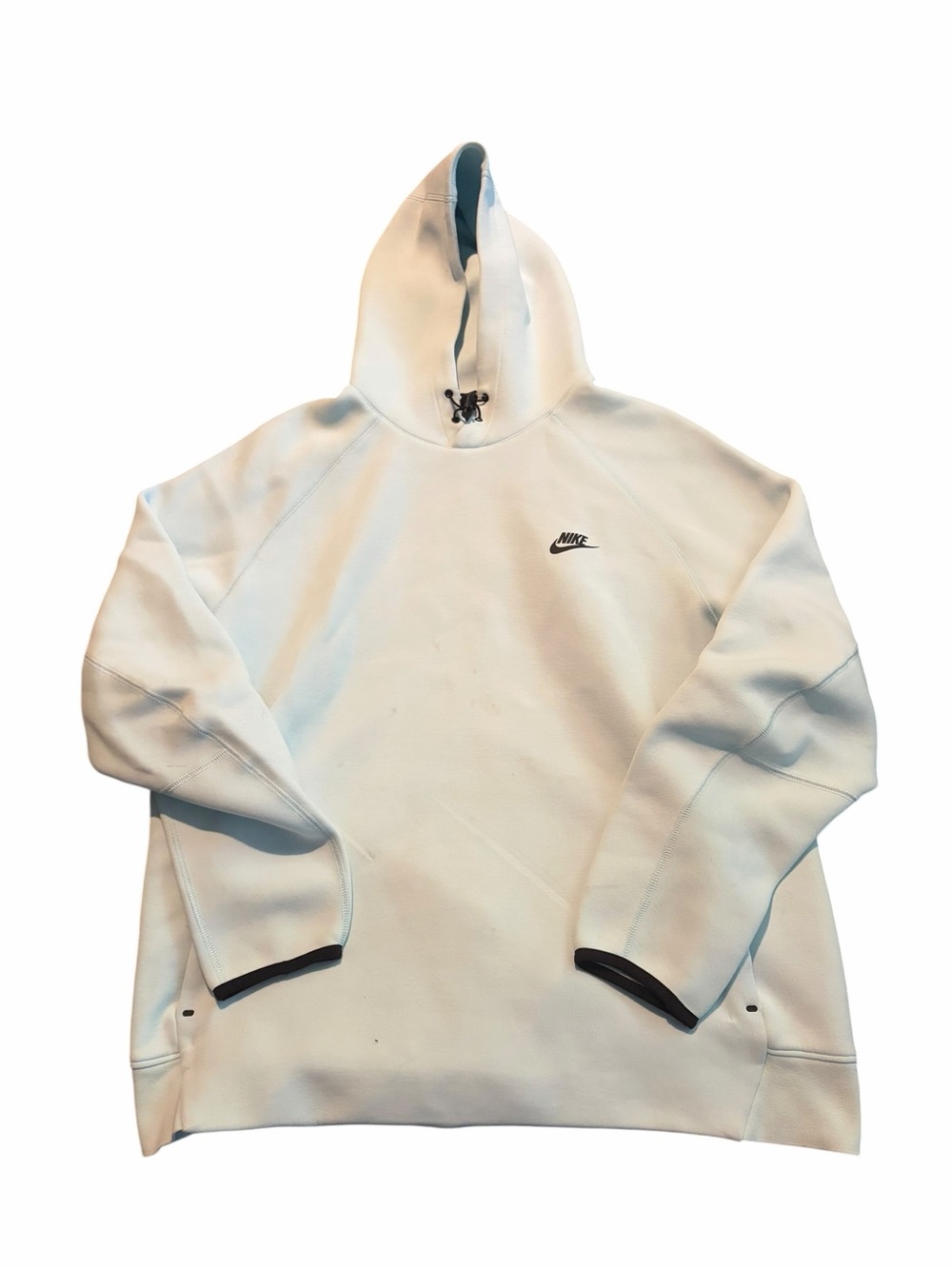 Nike tech fleece mens 2XL blue hoodie